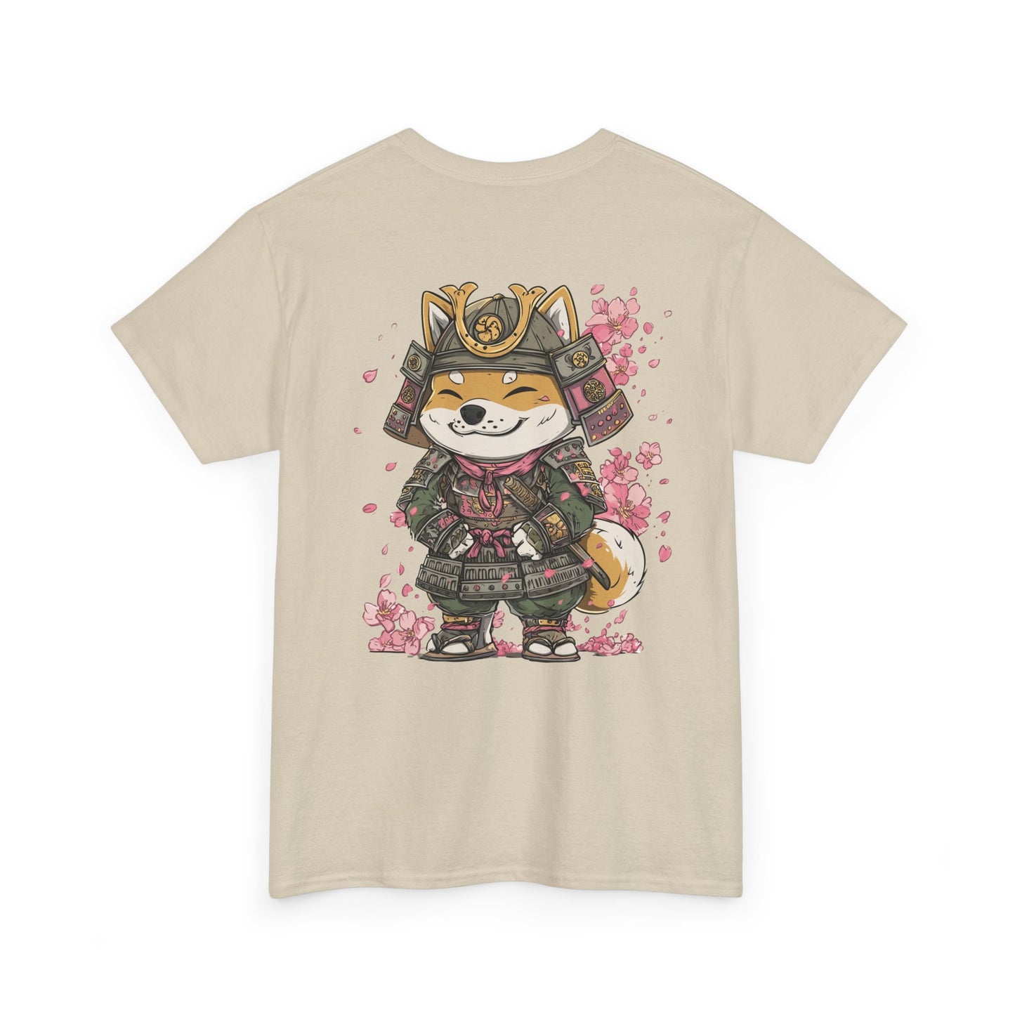 Samurai Shiba Inu T-Shirt - Unisex Tee, Cute Warrior Dog Graphic Tee