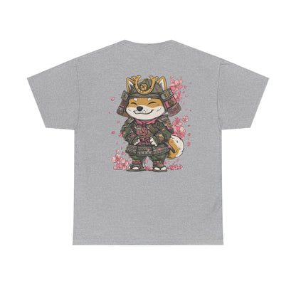 Samurai Shiba Inu T-Shirt - Unisex Tee, Cute Warrior Dog Graphic Tee
