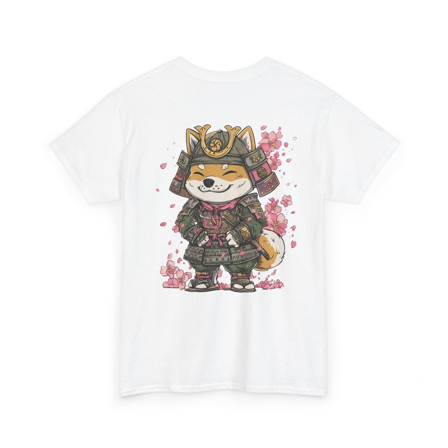 Samurai Shiba Inu T-Shirt - Unisex Tee, Cute Warrior Dog Graphic Tee