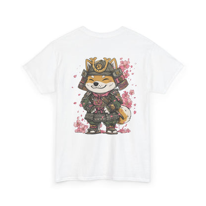 Samurai Shiba Inu T-Shirt - Unisex Tee, Cute Warrior Dog Graphic Tee