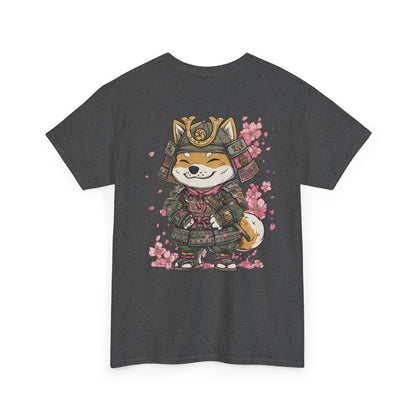 Samurai Shiba Inu T-Shirt - Unisex Tee, Cute Warrior Dog Graphic Tee