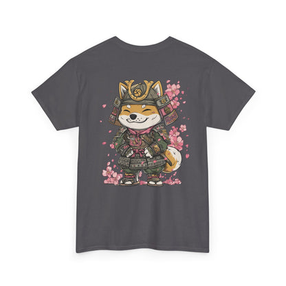 Samurai Shiba Inu T-Shirt - Unisex Tee, Cute Warrior Dog Graphic Tee