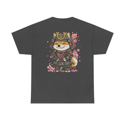 Samurai Shiba Inu T-Shirt - Unisex Tee, Cute Warrior Dog Graphic Tee