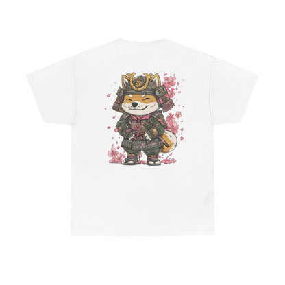 Samurai Shiba Inu T-Shirt - Unisex Tee, Cute Warrior Dog Graphic Tee